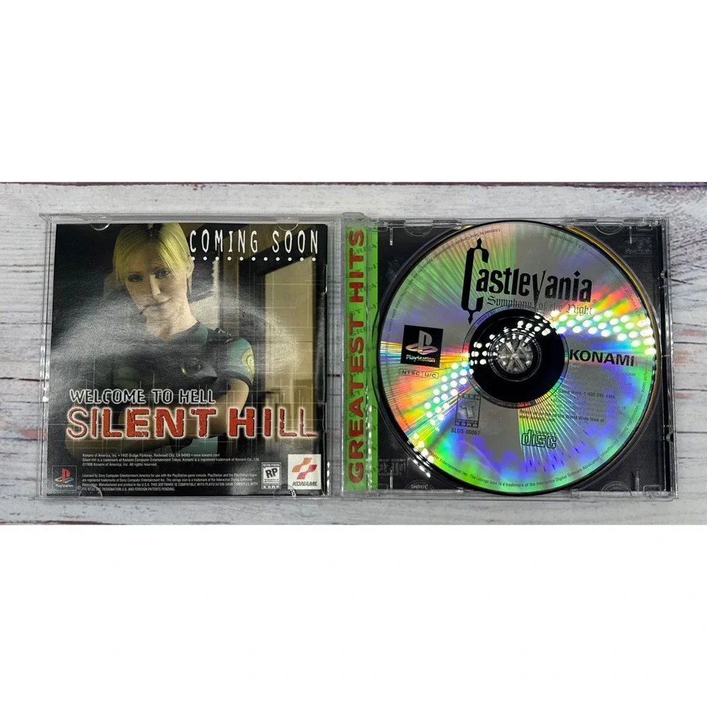 Castlevania: Symphony of the Night PlayStation 1, 1997 Greatest Hits CIB Tested